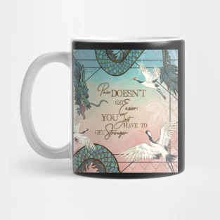 Six Crimson Cranes Mug